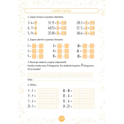 Matematyka spos�b na matematyk� �wiczenia dla klasy iv