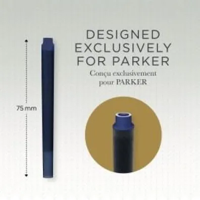 Parker Naboje do pi�ra d�ugie niebieskie 5 szt.