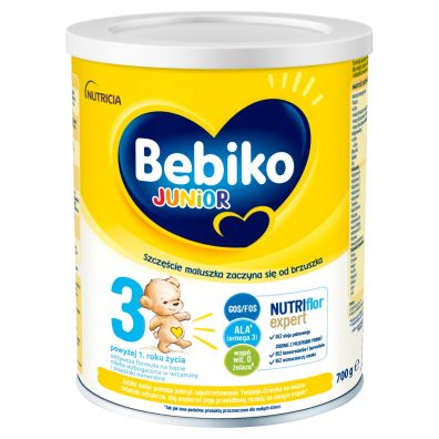 Bebiko Junior 3 Odżywcza formuła na bazie mleka dla dzieci powyżej 1. roku życia 700 g