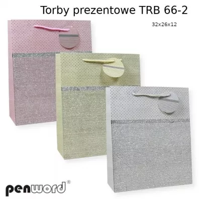 Penword Torebka prezentowa mix 32x26x12cm