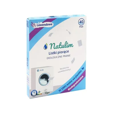 Natulim Eko listki do prania, Lawendowe 40 szt.