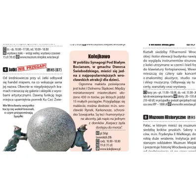 Wroc�aw laminowany map&guide 2w1 przewodnik i mapa