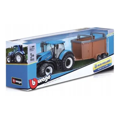 Bburago model t7.315 with livestock trailer 10cm