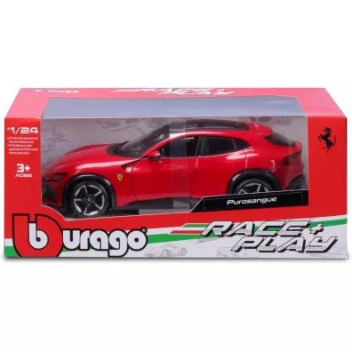 Bburago model ferrari purosangue red 1:24
