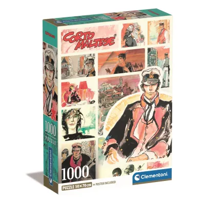Puzzle 1000 el. Compact Corto Maltese Clementoni