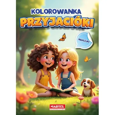Przyjaci�ki. Kolorowanka z naklejkami - Maciej  Ratajczyk