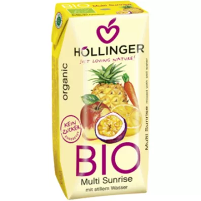 Hollinger Nektar wieloowocowo-marchwiowy 200 ml Bio