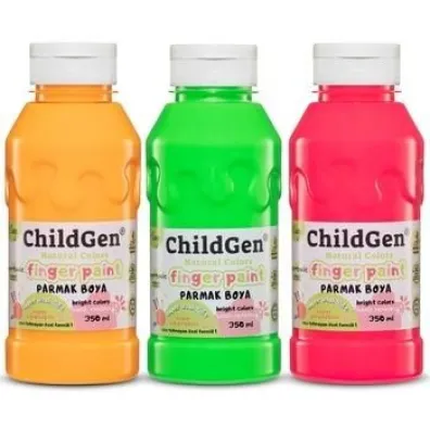ChildGen Farby do malowania palcami 3x350ml