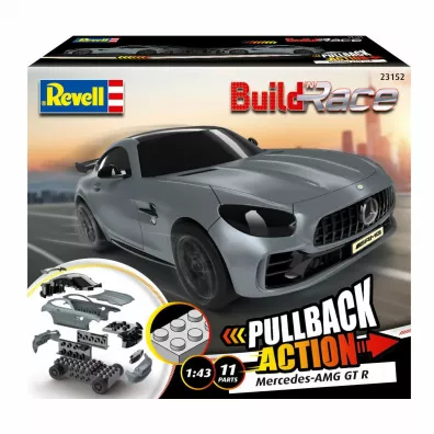 PROMO Zbuduj i jed. Mercedes AMG GT R szary 23152 Revell