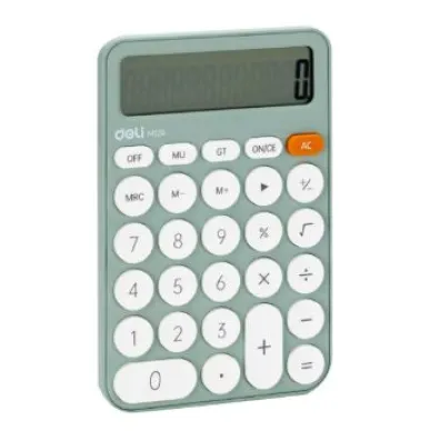 Deli Kalkulator M124 12-pozycyjny zielony