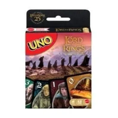 Uno Lord of the Rings W�adca Pier�cieni Gra karcia Mattel