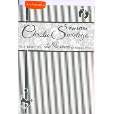 Kukartka Karnet B6 PP-1641 Chrzest