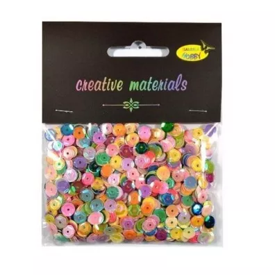 Galeria Hobby Cekiny opalizyj�ce 6mm, 20g