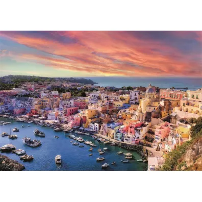 Puzzle 1500 el. HQ Picturesque Procida Island Clementoni