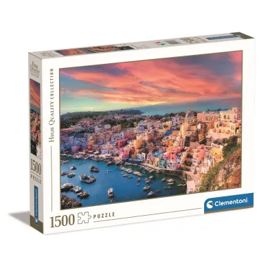 Puzzle 1500 el. HQ Picturesque Procida Island Clementoni