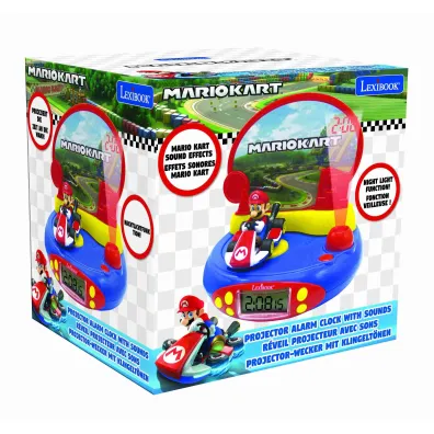Budzik z projektorem Mario Kart Lexibook RP500NI
