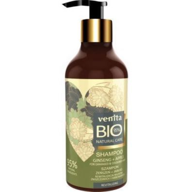Venita Bio Natural Care Revitalizing Hair Shampoo szampon do wosw farbowanych i wymagajcych regeneracji esze & Jabko 400 ml
