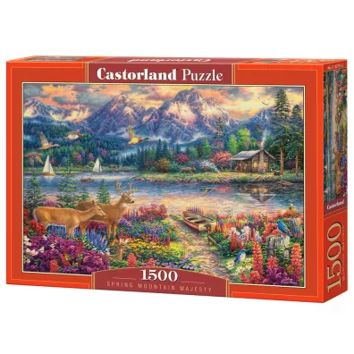 Puzzle 1500 el. Spring Mountain Majesty Castorland
