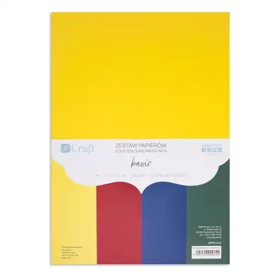 Dalprint Zestaw papier�w A4 basic 220g 20 szt.