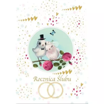 Trend Kartka okoliczno�ciowa Rocznica �lubu TG11