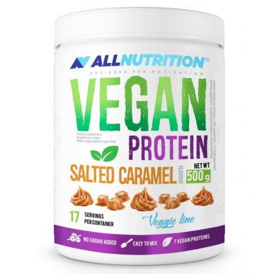 Allnutrition Odżywka białkowa Vegan o smaku słonego karmelu 500 g