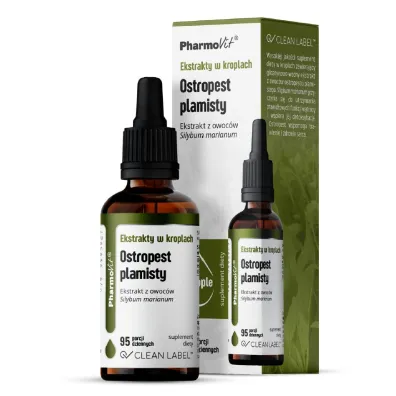 Pharmovit Ekstrakty w kroplach ostropest plamisty bezglutenowe 30 ml