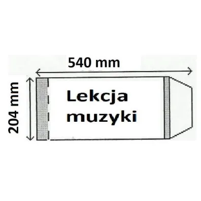 Mirpol Ok�adka na podr�cznik Lekcja muzyki 25 szt.