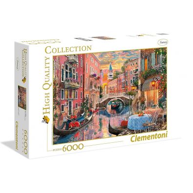 Puzzle 6000 el. High Quality Collection. Wieczorny zachd soca w Wenecji Clementoni
