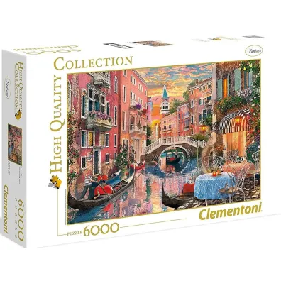 Puzzle 6000 el. High Quality Collection. Wieczorny zach�d s�o�ca w Wenecji Clementoni