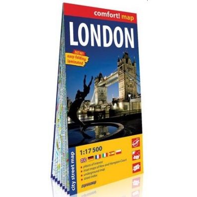 Comfort! map Londyn (London) 1:17 500 plan miasta