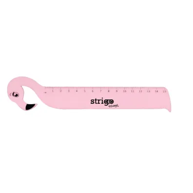 Strigo Linijka plastikowa Flaming 15 cm SSC360