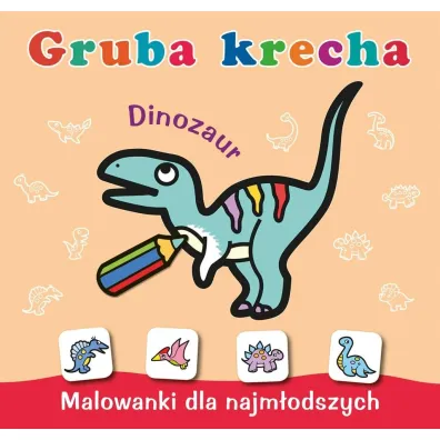 Malowanka 200X190  Gruba krecha. Dinozaur NAKLEJKI SKRZAT 072112