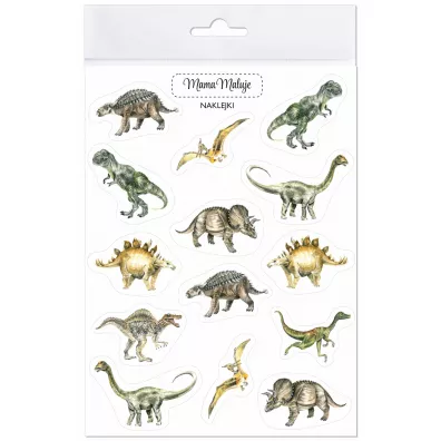 Mama Maluje Naklejki Dinozaury