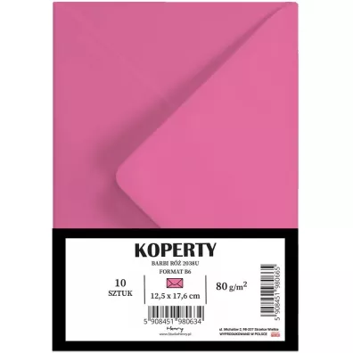 Koperty B6 Barbi r 10szt