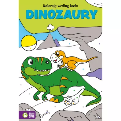 Koloruj� wed�ug kodu. Dinozaury