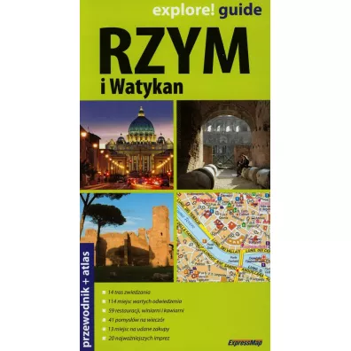 Rzym i Watykan 2 w 1 explore! guide przewodnik + atlas