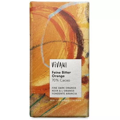 Vivani Czekolada gorzka o smaku pomara�czy 100 g Bio