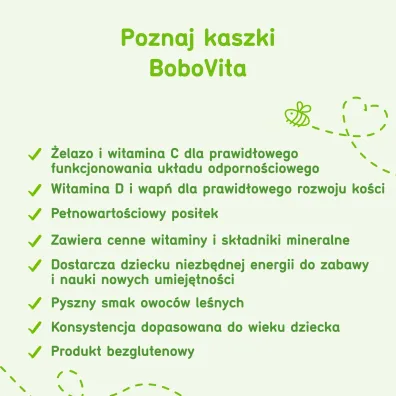 BoboVita Kaszka mleczno-ry�owa owoce le�ne po 6 miesi�cu 230 g