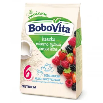 BoboVita Kaszka mleczno-ry�owa owoce le�ne po 6 miesi�cu 230 g