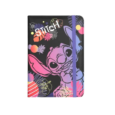 Notes A5 Disney Black Stitch 1 z gumk� linia 80 kartek