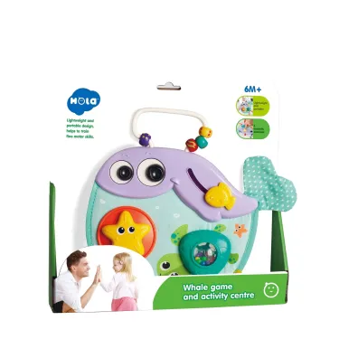 Grzechotka wieloryb Hola Smily Play Anek-Smily Play