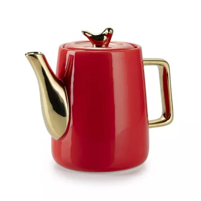 HowHomely Serwis kawowy Noah Red Gold