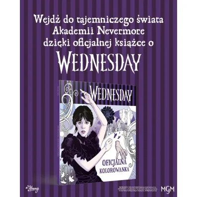 Wednesday. Oficjalna kolorowanka