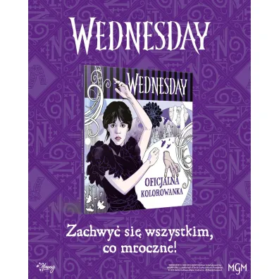 Wednesday. Oficjalna kolorowanka