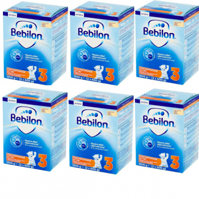 Bebilon Junior 3 z Pronutra+ Mleko modyfikowane powyej 1. roku ycia Zestaw 6 x 1,2 kg