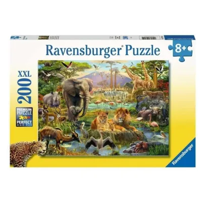 Puzzle 200 el. Zwierzeta sawanny XXL Ravensburger