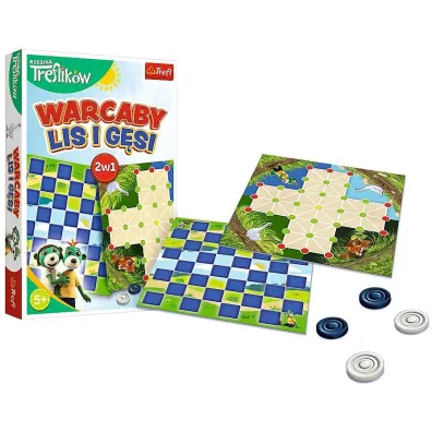 Gra 2w1. Warcaby, Lis i G�si