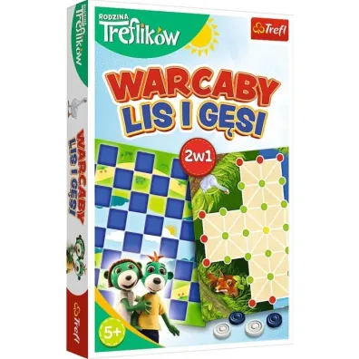 Gra 2w1. Warcaby, Lis i G�si