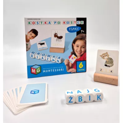 Kostka po kostce. Pisanie 6 kostek Multigra