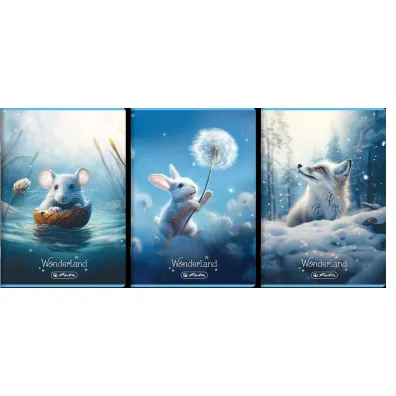 Herlitz Zeszyt A5 Wonderland dwie linie 32 kartki 10 szt.